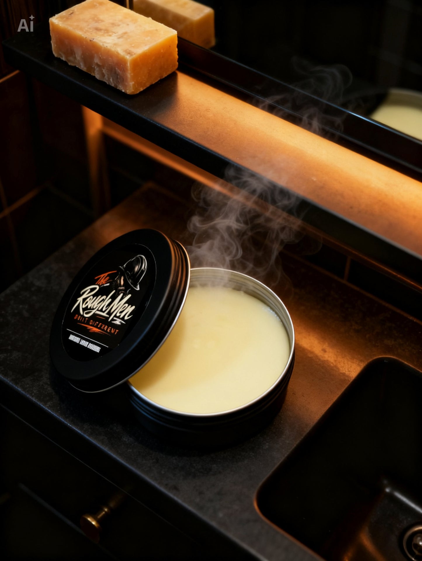 THE ROUGH MEN VANILLA SUEDE BEARD ESSENTIALS BUNDLE