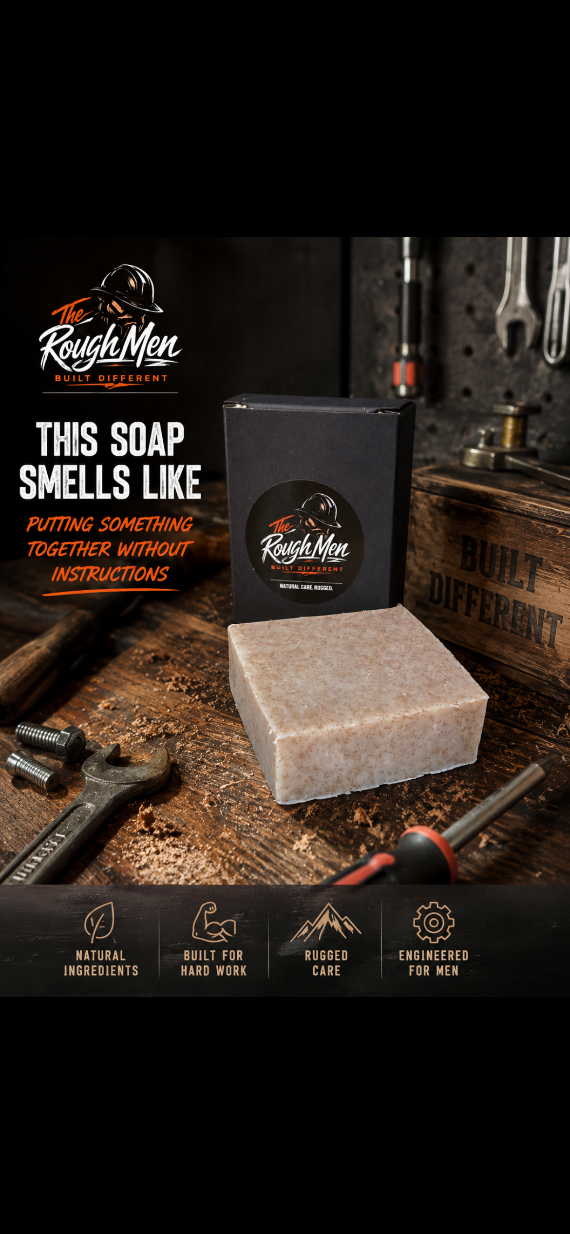 THE ROUGH MEN VANILLA SUEDE ULTIMATE GROOMING BUNDLE